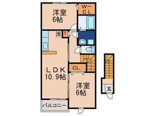 セレーノ洞海Ⅲの物件間取画像